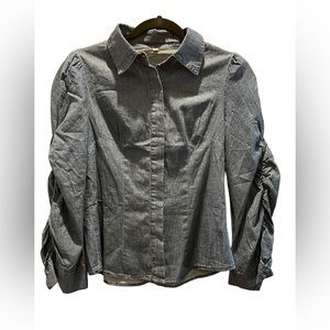 Denim button up shirt